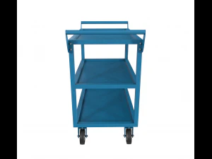 bluepaintedsteelcart 3D Model