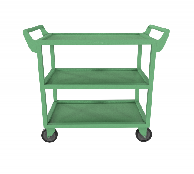 realistic cart painted green Modello 3D .c4d .max .obj .3ds .fbx .stl .blend 
