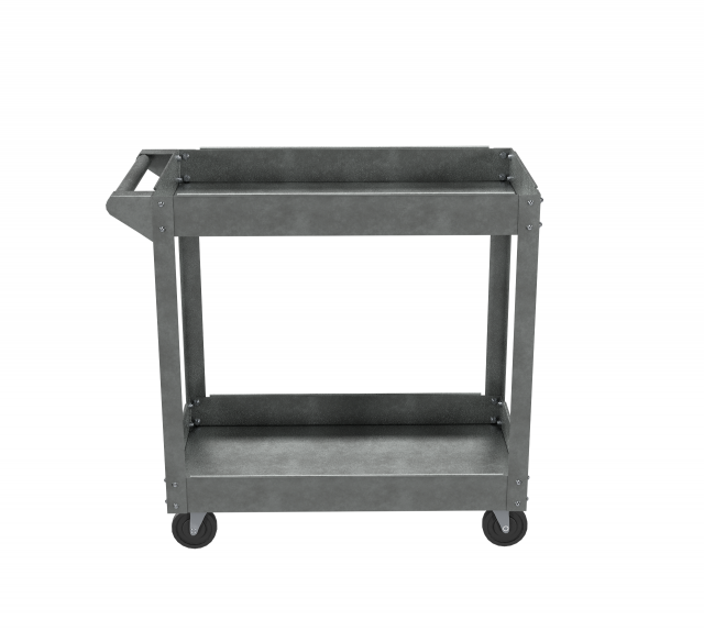 steel-cart 3D Model .c4d .max .obj .3ds .fbx .stl .blend 