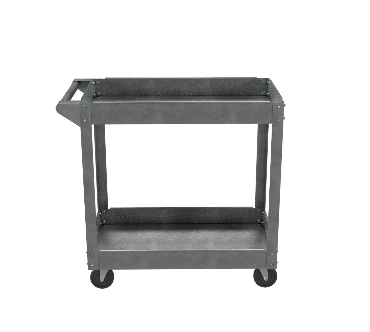 steel-cart 3D Model .c4d .max .obj .3ds .fbx .stl .blend 