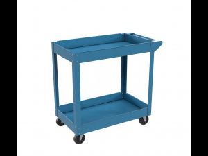 cart blue painted Modelo 3D