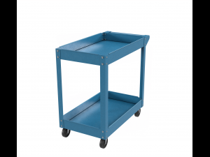 cart blue painted Modelo 3D