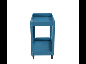cart blue painted Modelo 3D