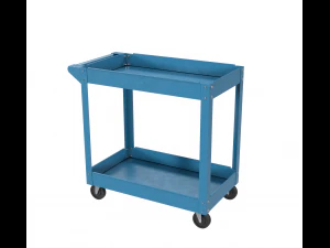 carrinho pintado de azul Modelo 3D