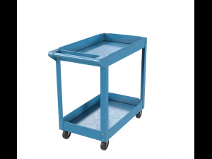carrinho pintado de azul Modelo 3D