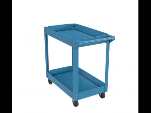 carrinho pintado de azul Modelo 3D