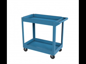 cart blue painted Modelo 3D