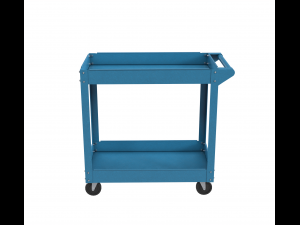 cart blue painted Modelo 3D