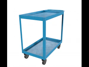 blue cart 3D Model