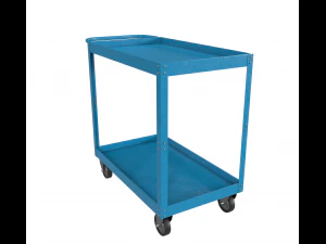 blue cart 3D Model