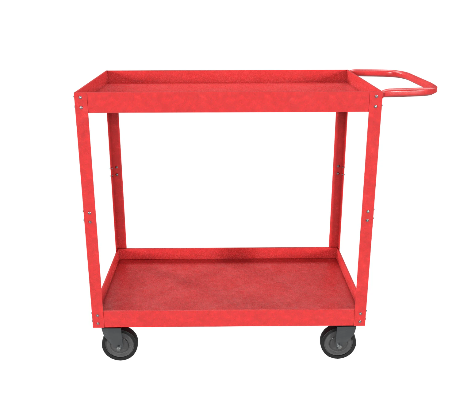 red cart realistic 3D Model .c4d .max .obj .3ds .fbx .stl .blend 