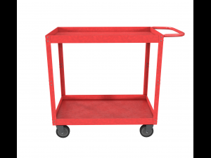 red cart realistic Model 3D