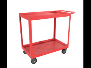 red cart realistic 3D Model
