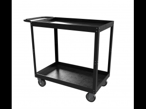 dark steel cart Model 3D