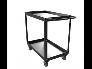 dark steel cart 3D Model