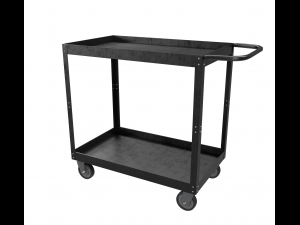 dark steel cart 3D Model