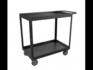dark steel cart 3D Model