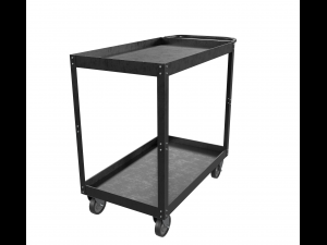 dark steel cart 3D Model