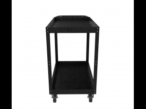 dark steel cart 3D Model