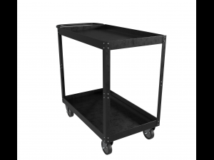 dark steel cart 3D Model