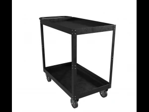 dark steel cart 3D Model