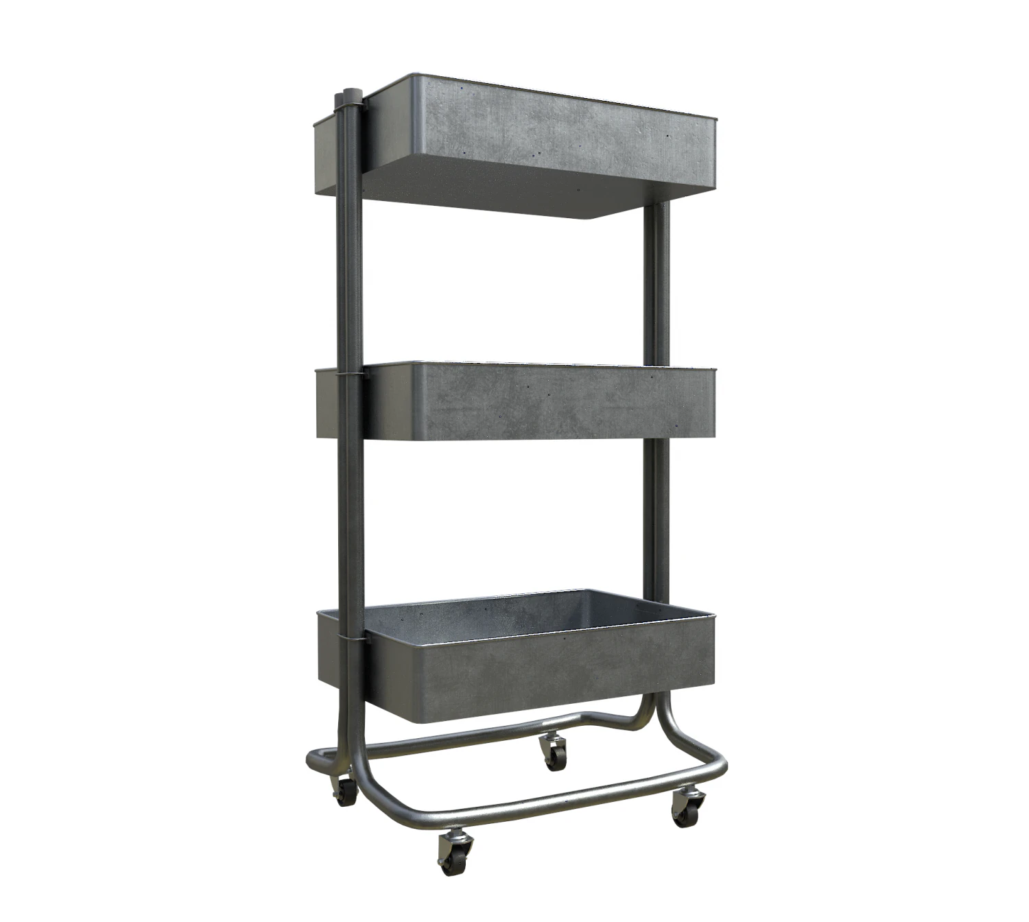 carrello realistico Modello 3D .c4d .max .obj .3ds .fbx .stl .blend 