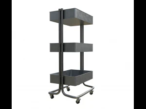 carrello realistico Modello 3D
