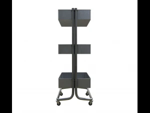 carrello realistico Modello 3D