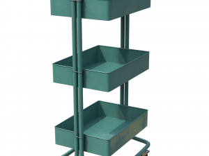 green cart realistic Model 3D