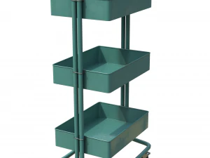 green cart realistic 3D Model