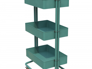 green cart realistic Model 3D
