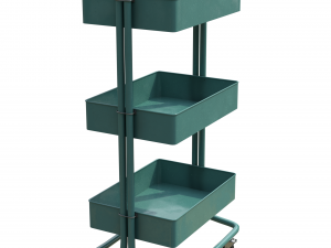 green cart realistic Model 3D