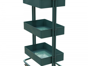 green cart realistic Model 3D
