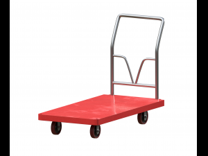 cart small red 3D Model