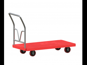 cart small red 3D Model