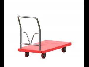 cart small red 3D Model