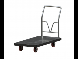 black cart pbr 3D Model