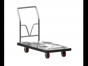 black cart pbr 3D Model