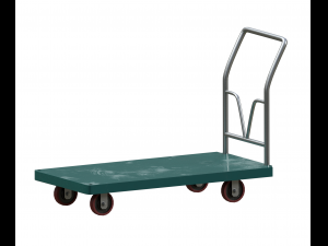 cart green painted 3Dモデル