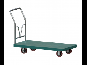 cart green painted 3Dモデル