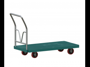 cart green painted 3Dモデル