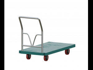 cart green painted 3Dモデル