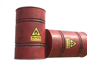 barril de petr&oacute;leo Modelo 3D