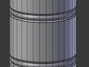 flammable oil barrel 3D Model