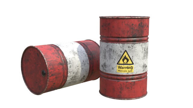 old barrel pbr 3Dモデル .c4d .max .obj .3ds .fbx .stl .blend 