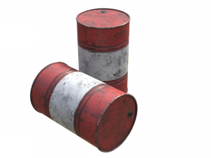 old barrel pbr 3Dモデル