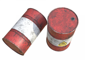 old barrel pbr 3Dモデル