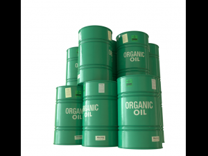 green painted barrel pbr 3D Model