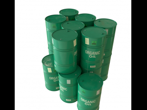 green painted barrel pbr 3Dモデル