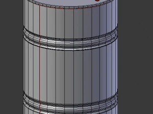 green painted barrel pbr 3D Model